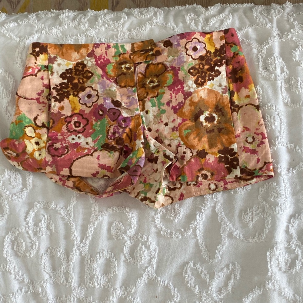 Jcrew floral shorts.